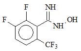 2,3-二氟-N-羥基-6-三氟甲基苯甲脒；
2,3-Difluoro-N-hydroxy-6-(trifluoromethyl)benzenecarboximidamide；
DFAO